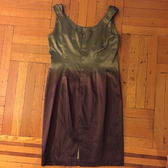 Vintage Designer Green Ombré Shift - Picture 2 of 7